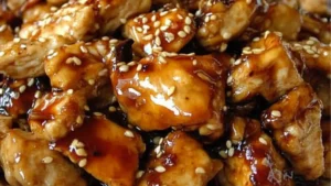 two crockpots filled with chicken and broccoli in teriyaki sauce
