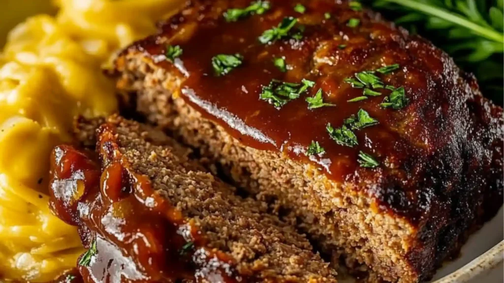 the best classic meatloaf recipe is made with ground beef and marinara sauce