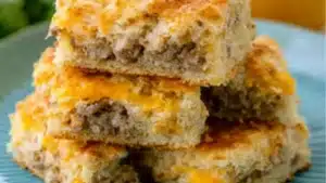 breakfast butter swim biscuits stacked on top of each other