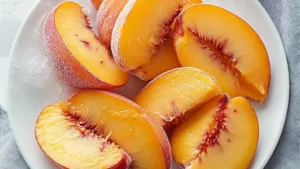 How to Freeze Peaches