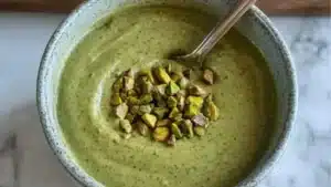 homemade italian style pistachio cream
