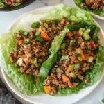 Asian-Style Ground Beef Lettuce Wraps