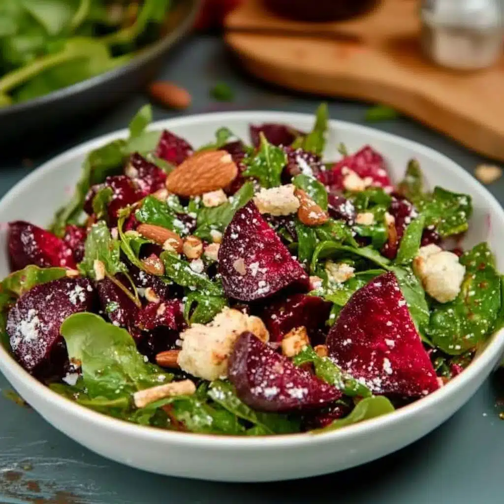 Beet Salad with Arugula and Balsamic Vinaigrette