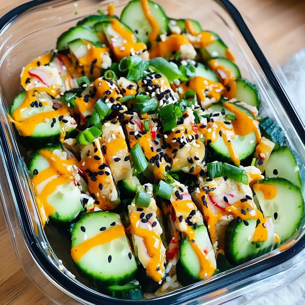 California Roll Cucumber Salad