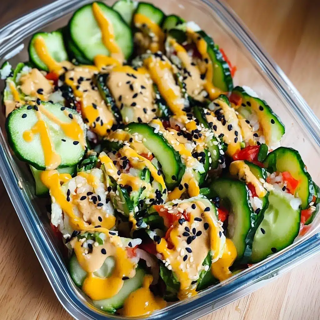 California Roll Cucumber Salad