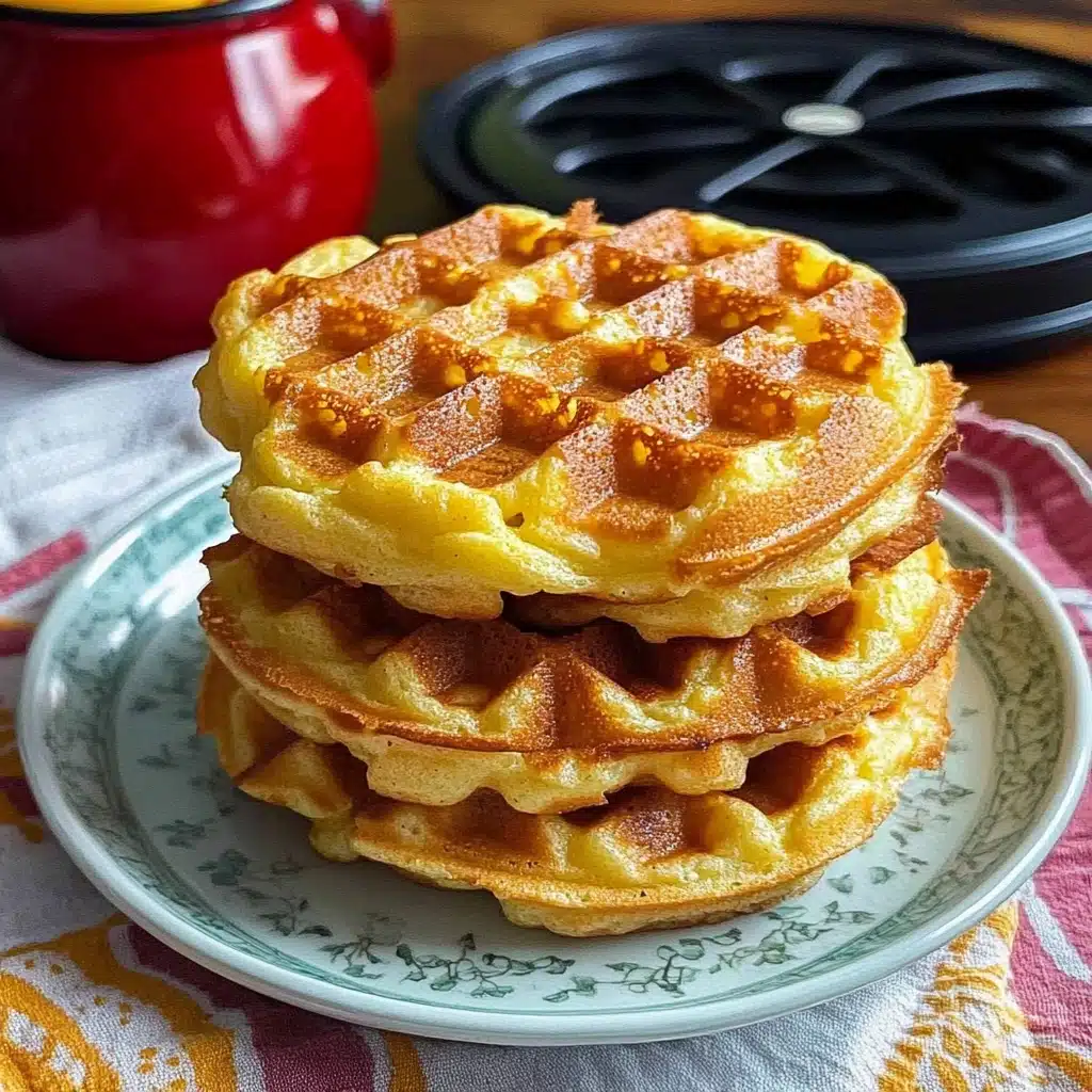 Cauliflower Chaffles - 3 Ingredients