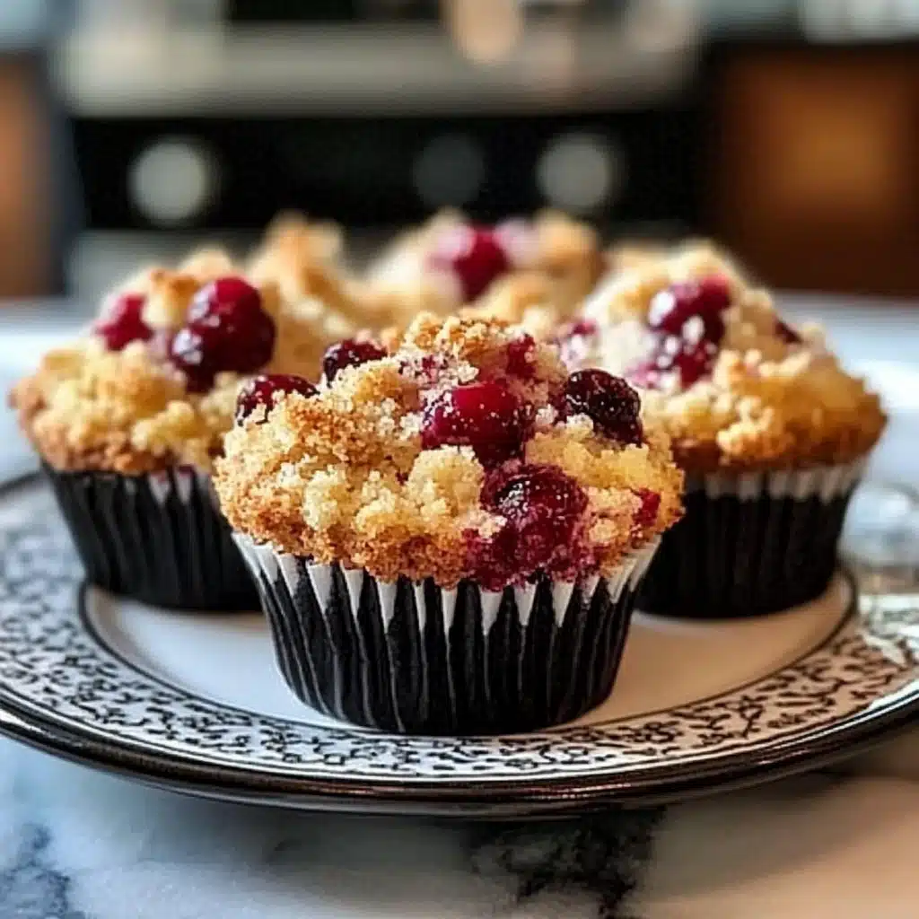 Cherry Cobbler Muffins