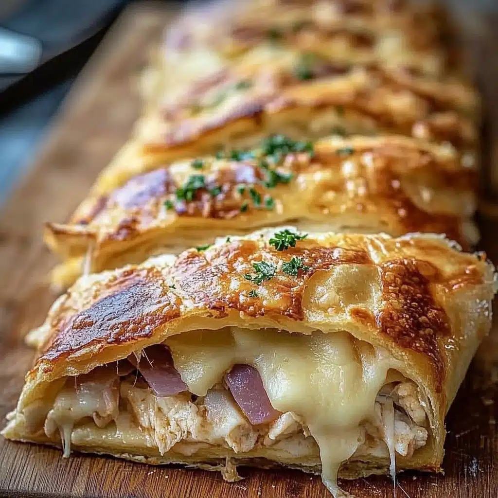 Chicken Cordon Bleu Stromboli Recipe