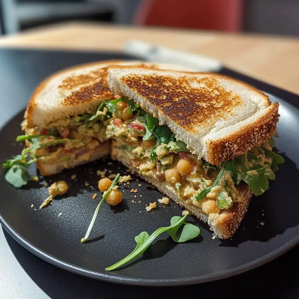 Chickpea Salad Melts