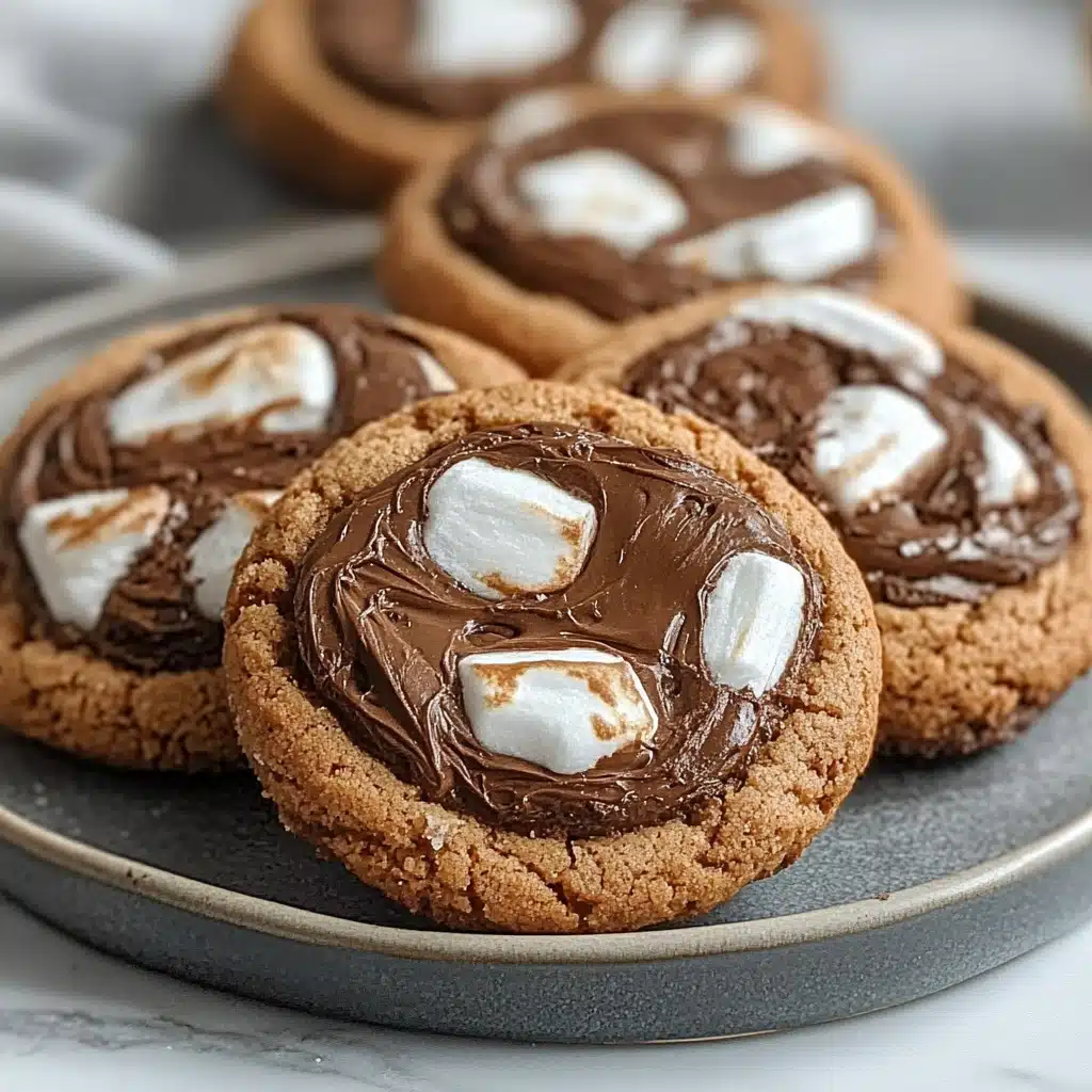 Handmade Chocolate Marshmallow Swirl Cookies