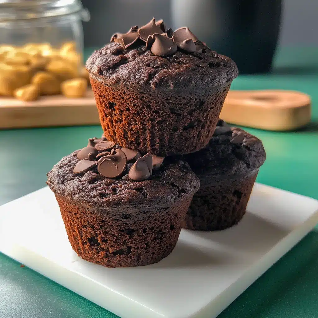 Chocolate Spinach Muffins