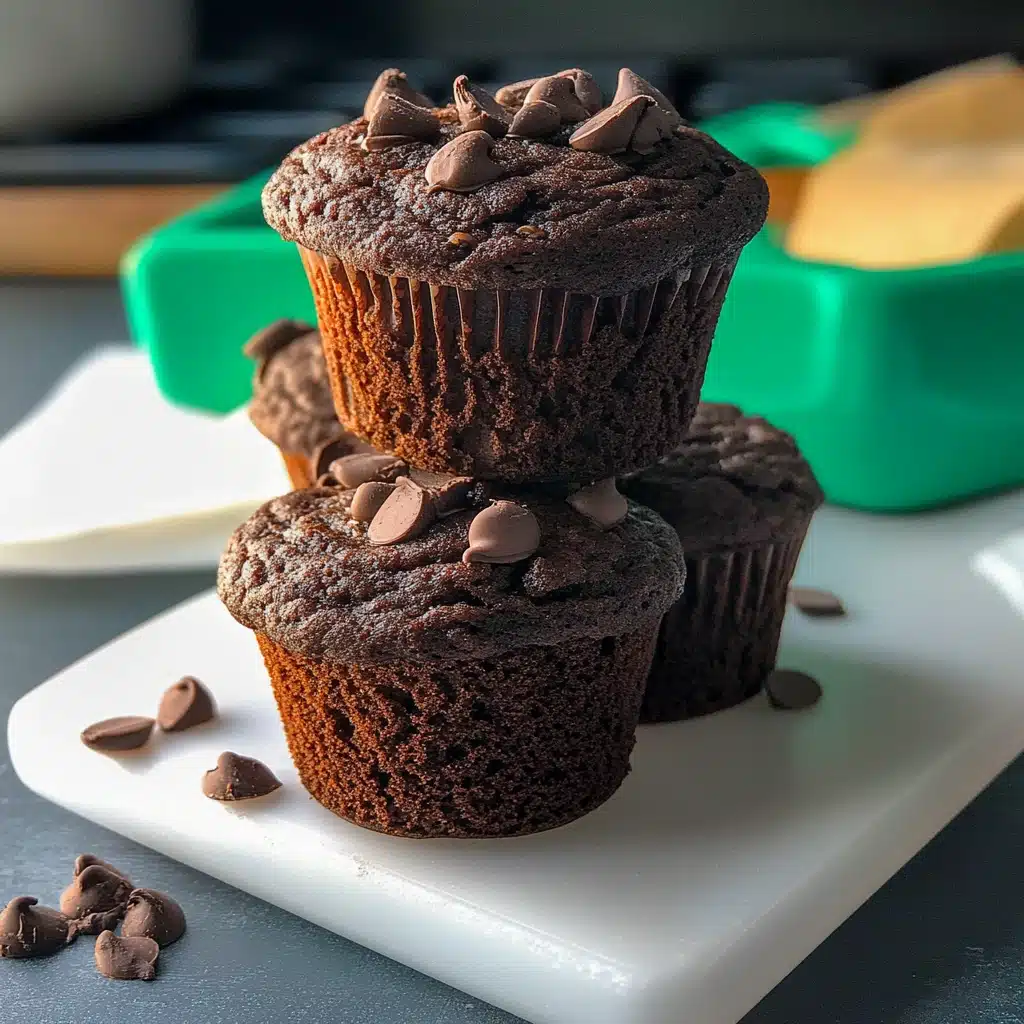 Chocolate Spinach Muffins