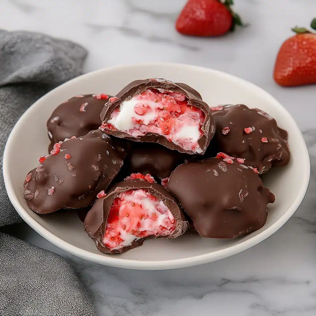 Chocolate Strawberry Yogurt Clusters