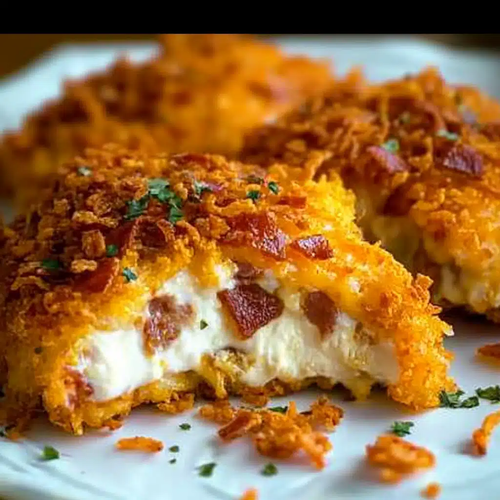 Cream Cheese and Bacon Stuffed Doritos Chicken Recipe