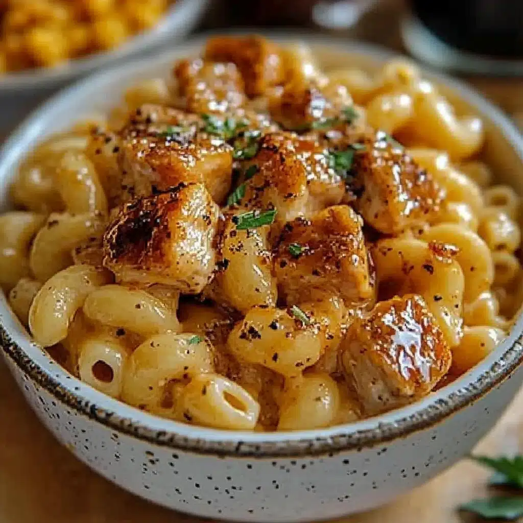 Creamy Honey Pepper Chicken Mac and Cheese Delight