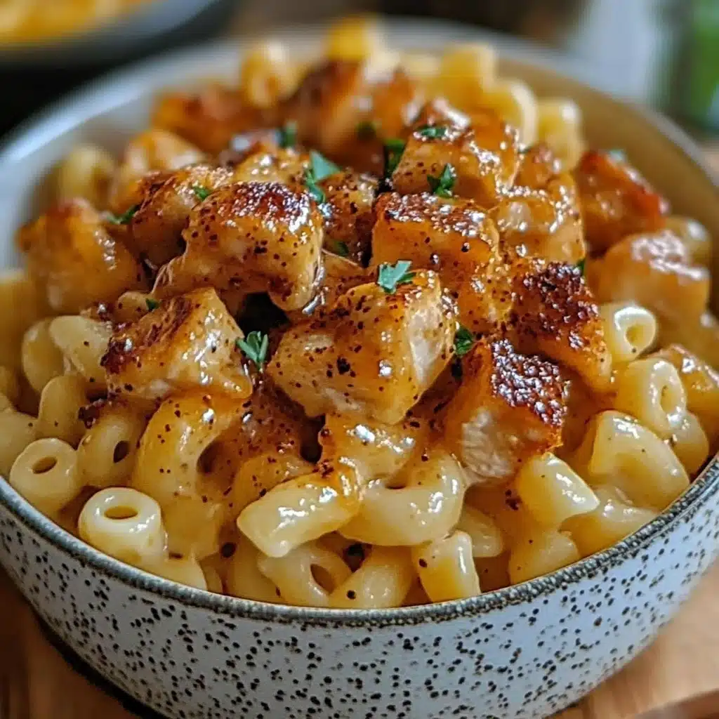 Creamy Honey Pepper Chicken Mac and Cheese Delight