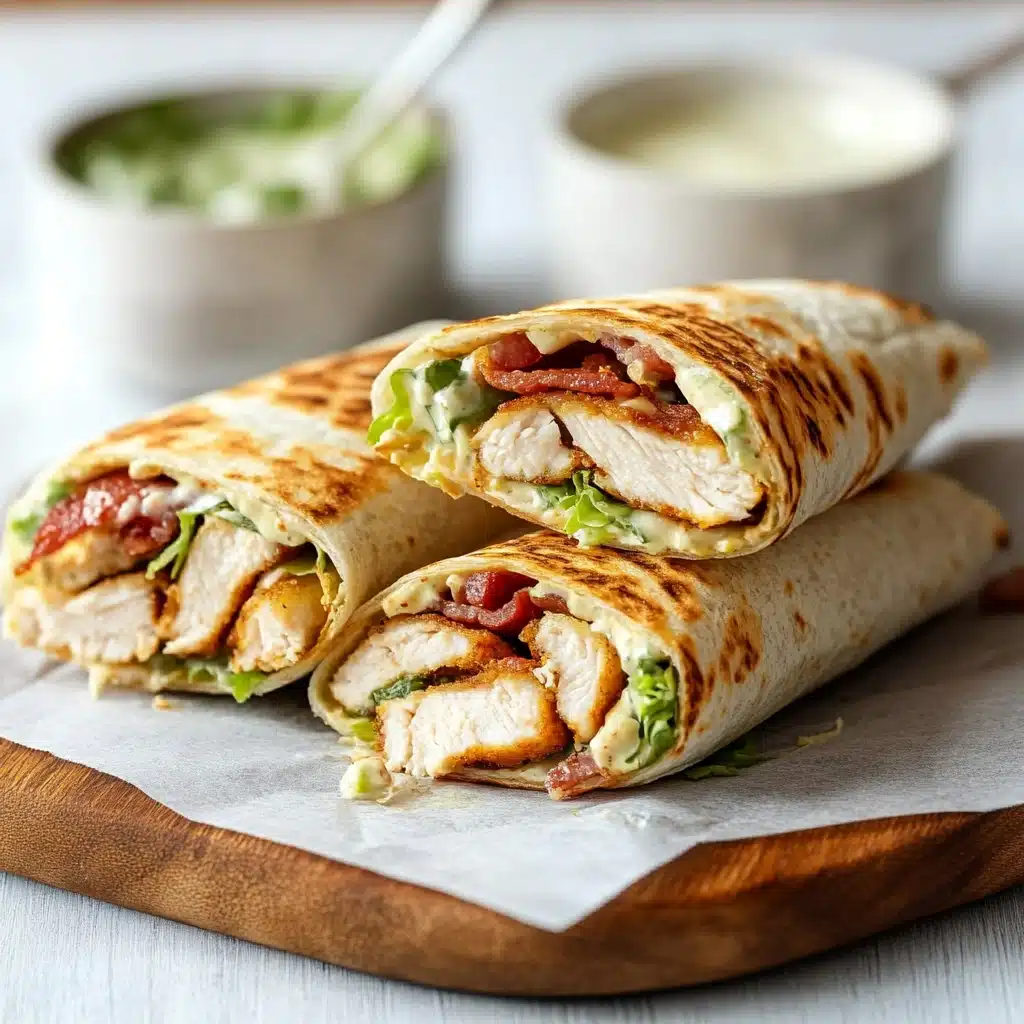 Crispy Chicken Bacon Ranch Wrap