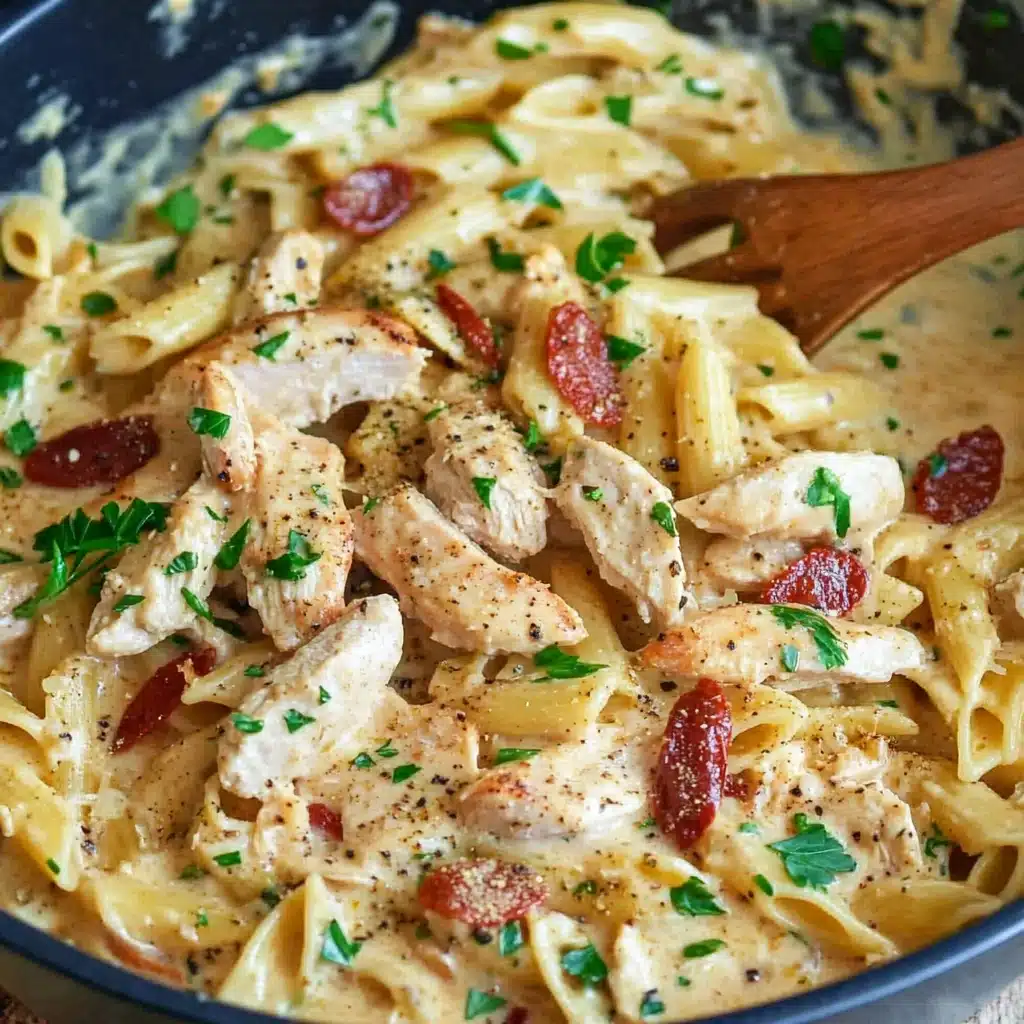 Crock Pot Creamy Cajun Chicken Pasta
