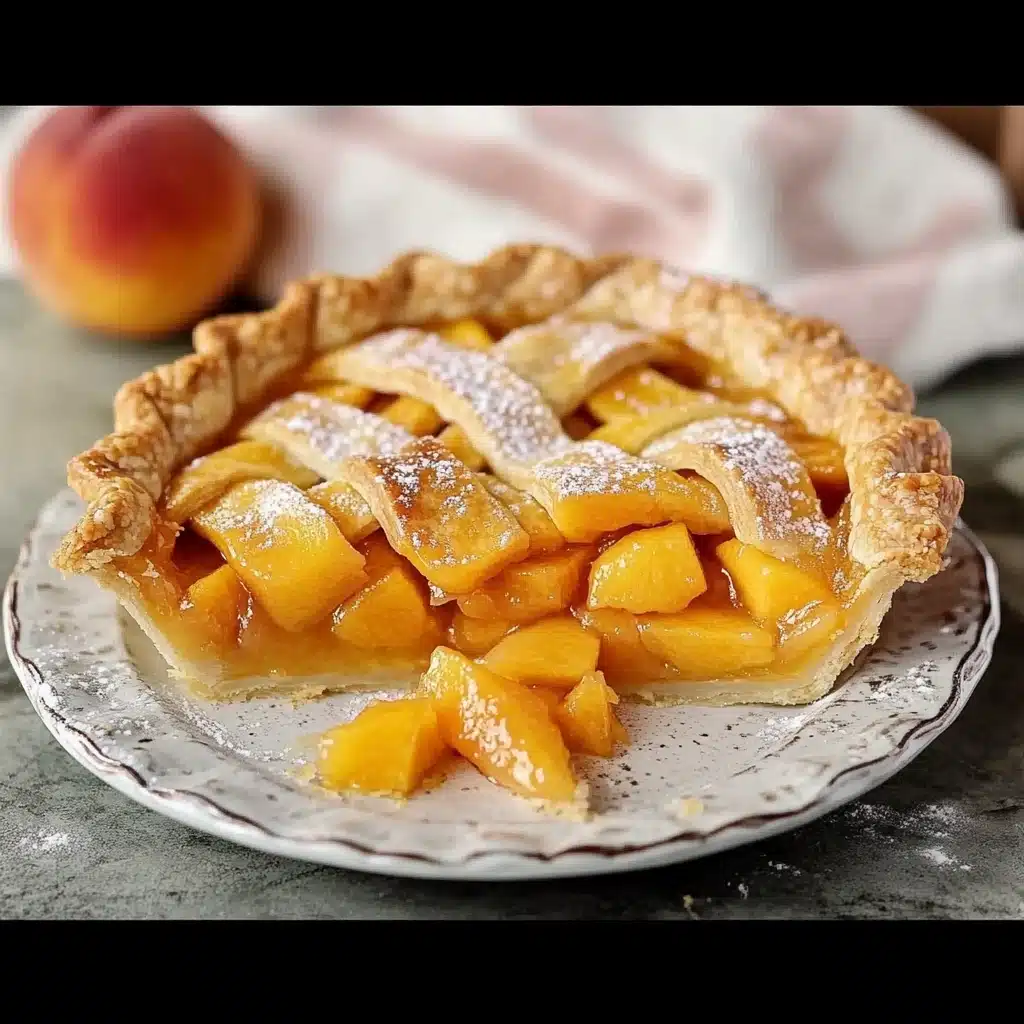 Fresh Peach Pie Recipe