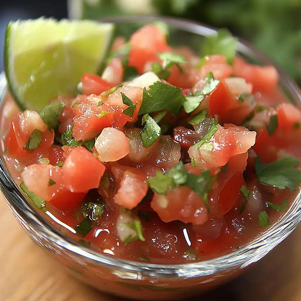 Fresh Salsa with Cilantro & Lime