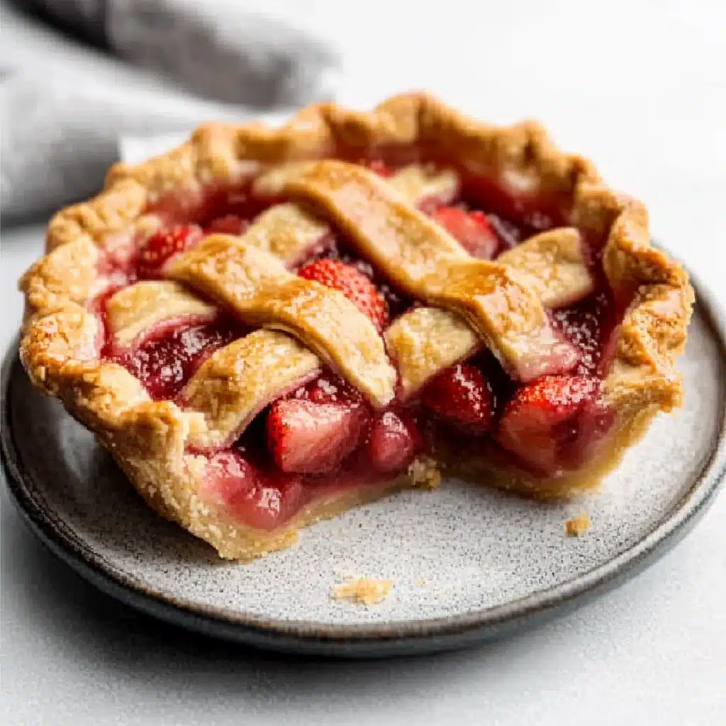 Fresh Strawberry Rhubarb Pie