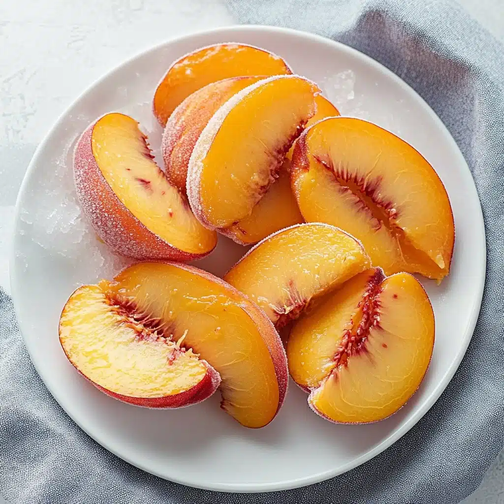 How to Freeze Peaches