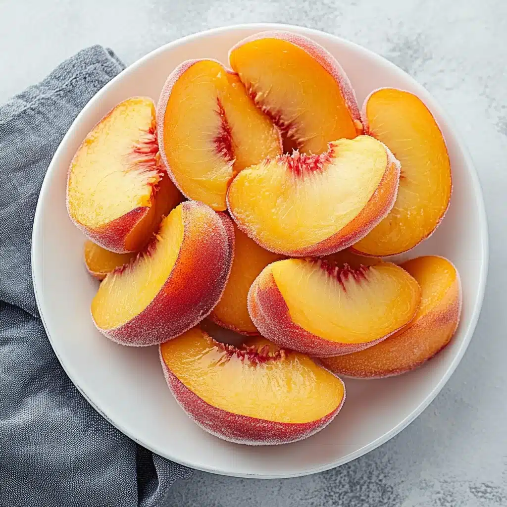 How to Freeze Peaches