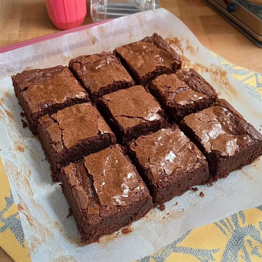 Eggless Condensed Milk Brownies
