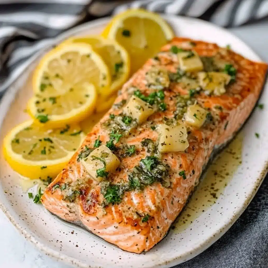 Garlic Butter Baked Salmon