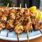 Garlic Parmesan Chicken Kebabs