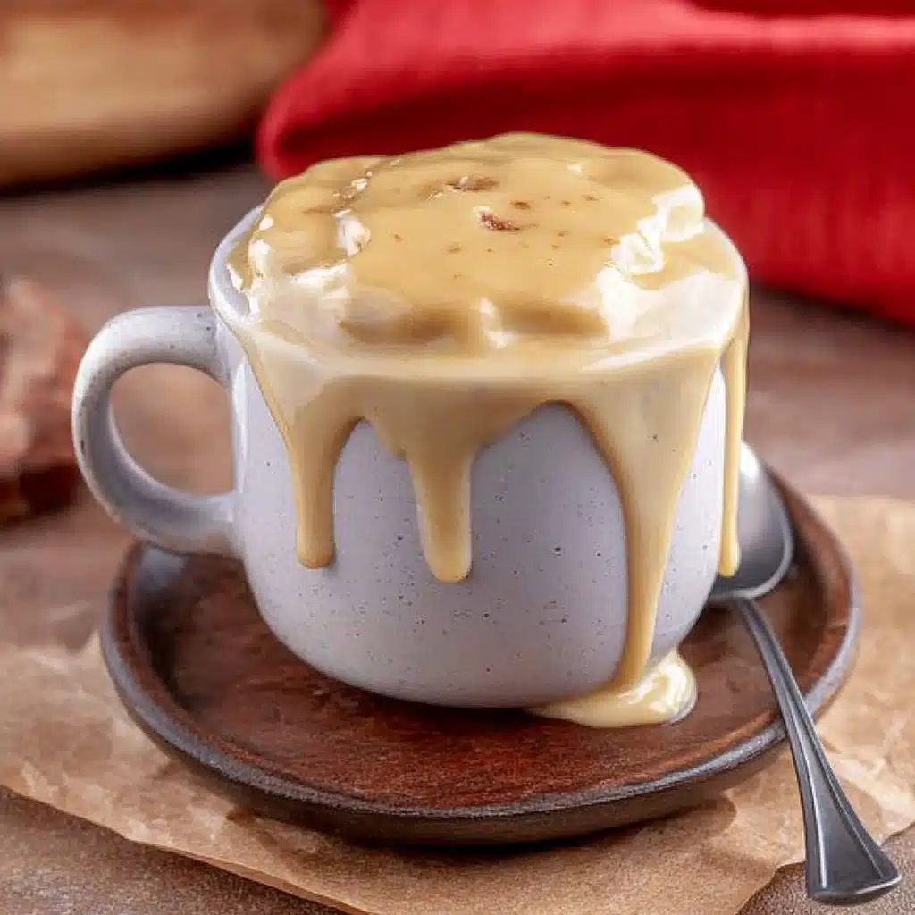 Glaze Donut Mug Cake