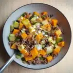 Ground Beef Zucchini Sweet Potato Skillet