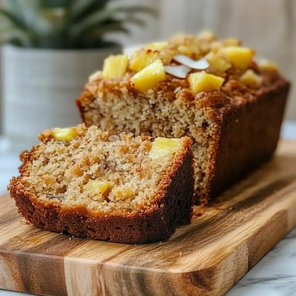 Best Hawaiian Banana Bread with Pineapple and Coconut