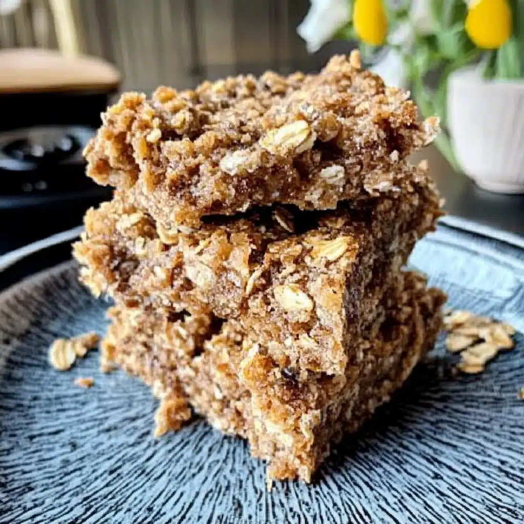 Healthy Oatmeal Bars Breakfast