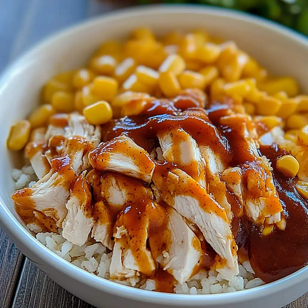 High Protein BBQ Chicken Ranch Bowl