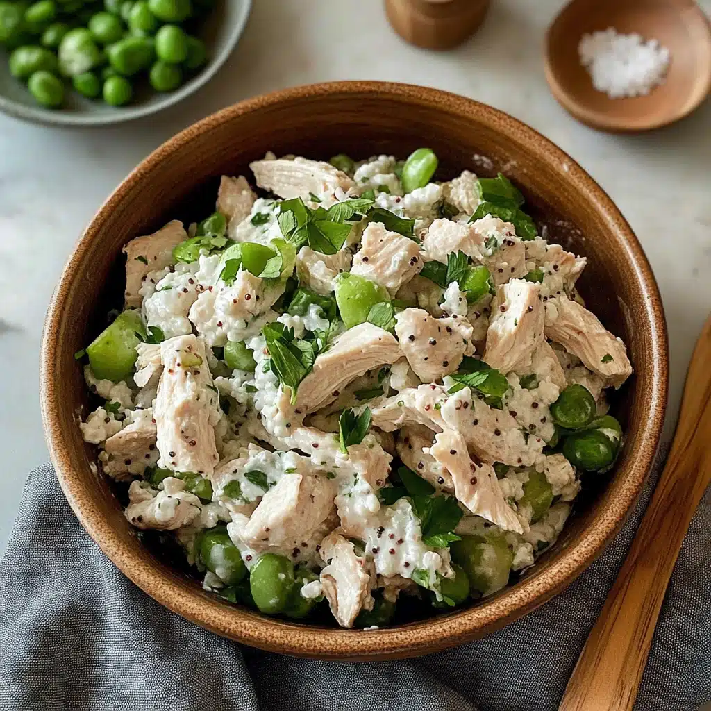 High Protein Chicken Salad with Cottage Cheese