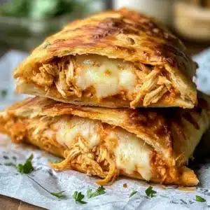 Homemade Buffalo Chicken Pizza Pockets Recipe