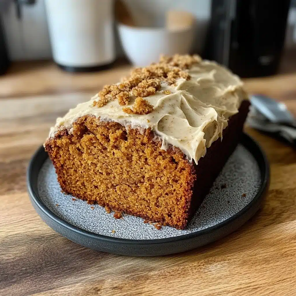 Pumpkin Bread with Cream Cheese Frosting