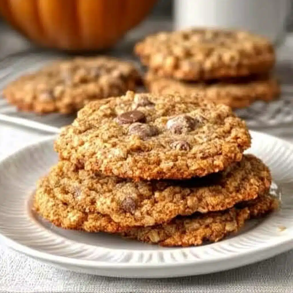 Pumpkin Oatmeal Chocolate Chip Cookies