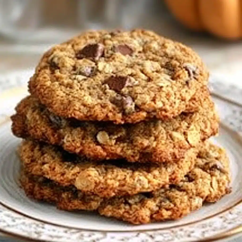 Pumpkin Oatmeal Chocolate Chip Cookies