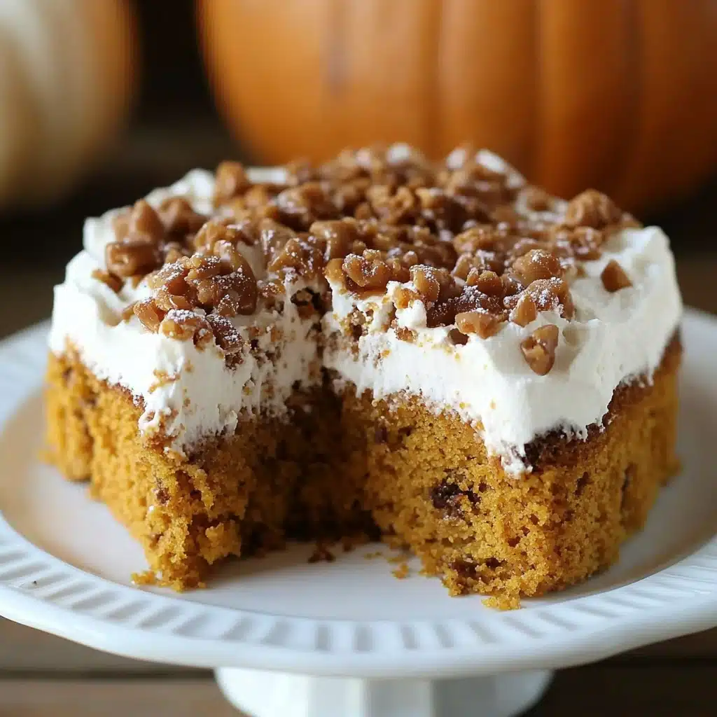Pumpkin Poke Cake