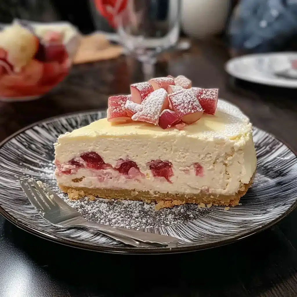 Rhubarb Cheesecake