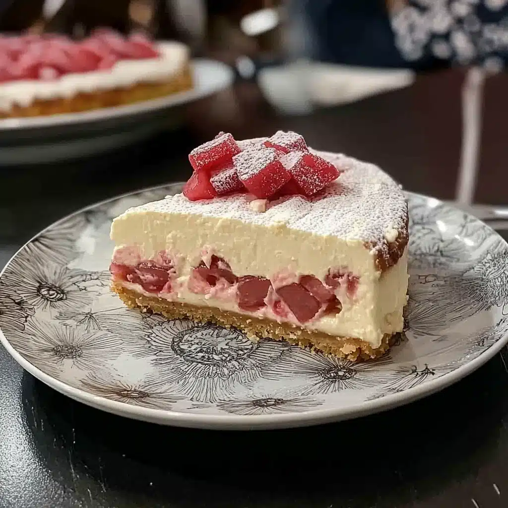 Rhubarb Cheesecake