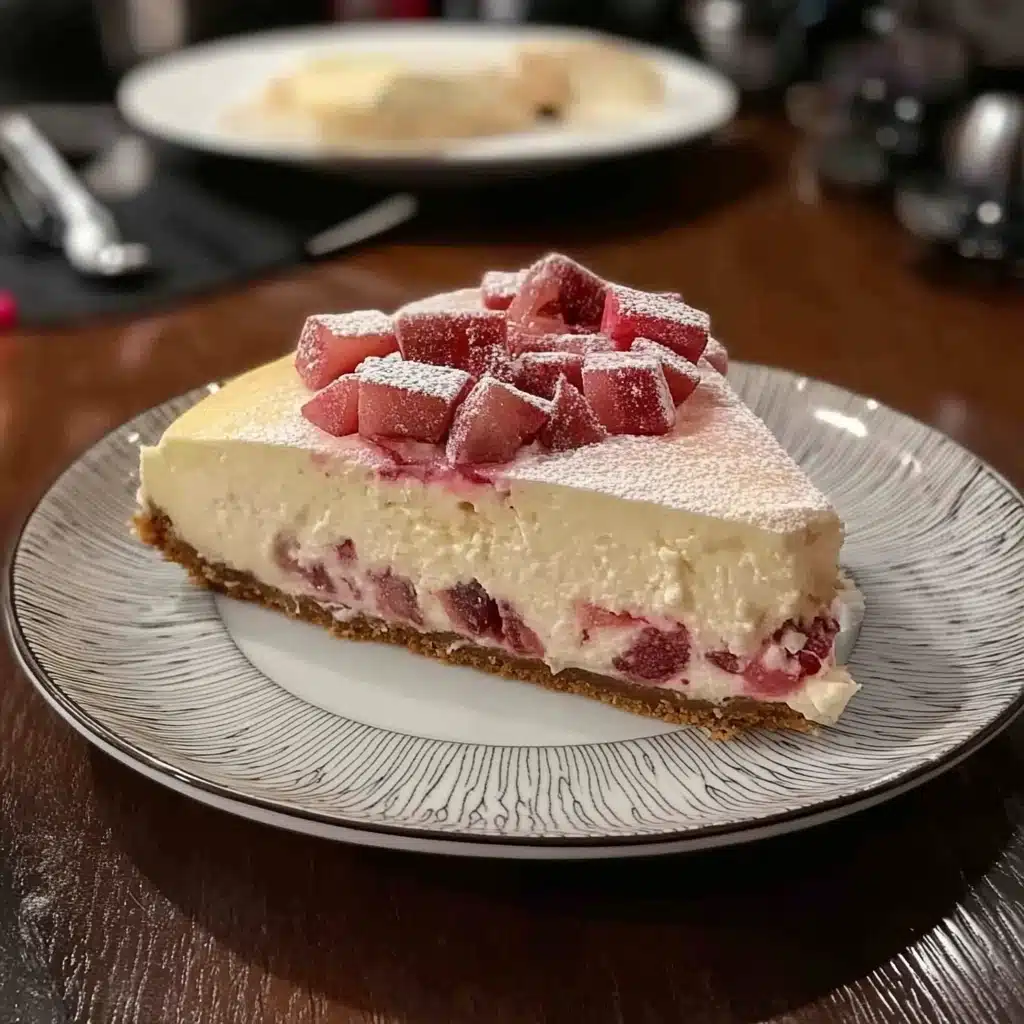 Rhubarb Cheesecake