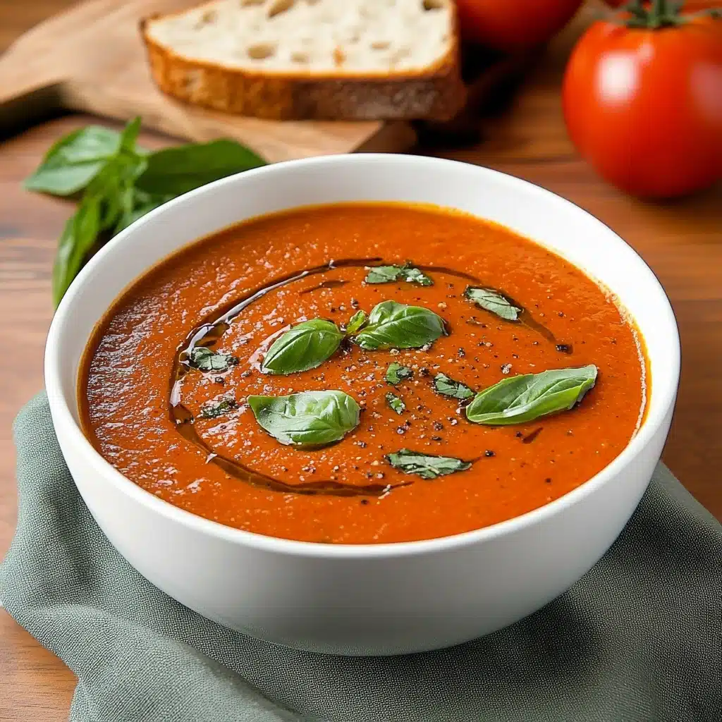 Roasted Tomato Basil Soup