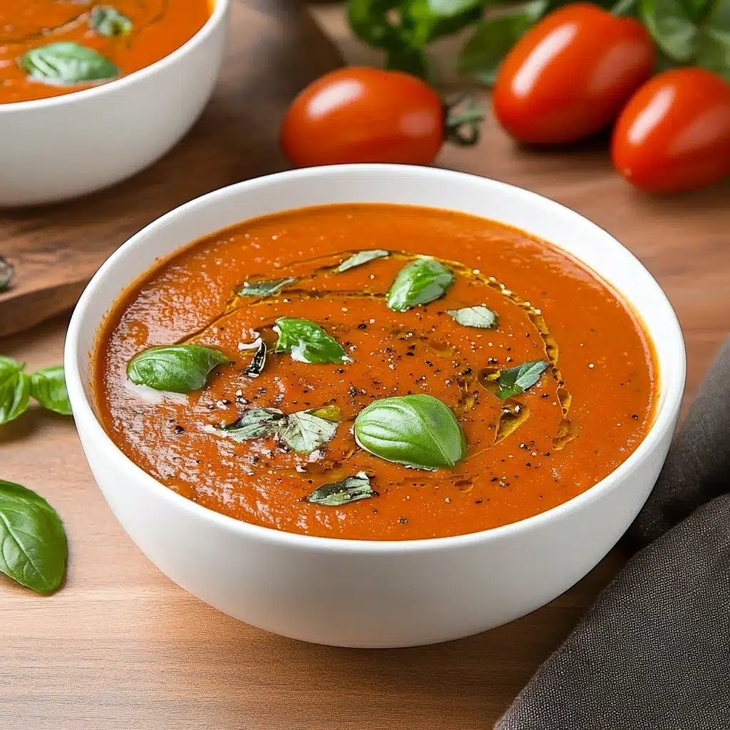 Roasted Tomato Basil Soup