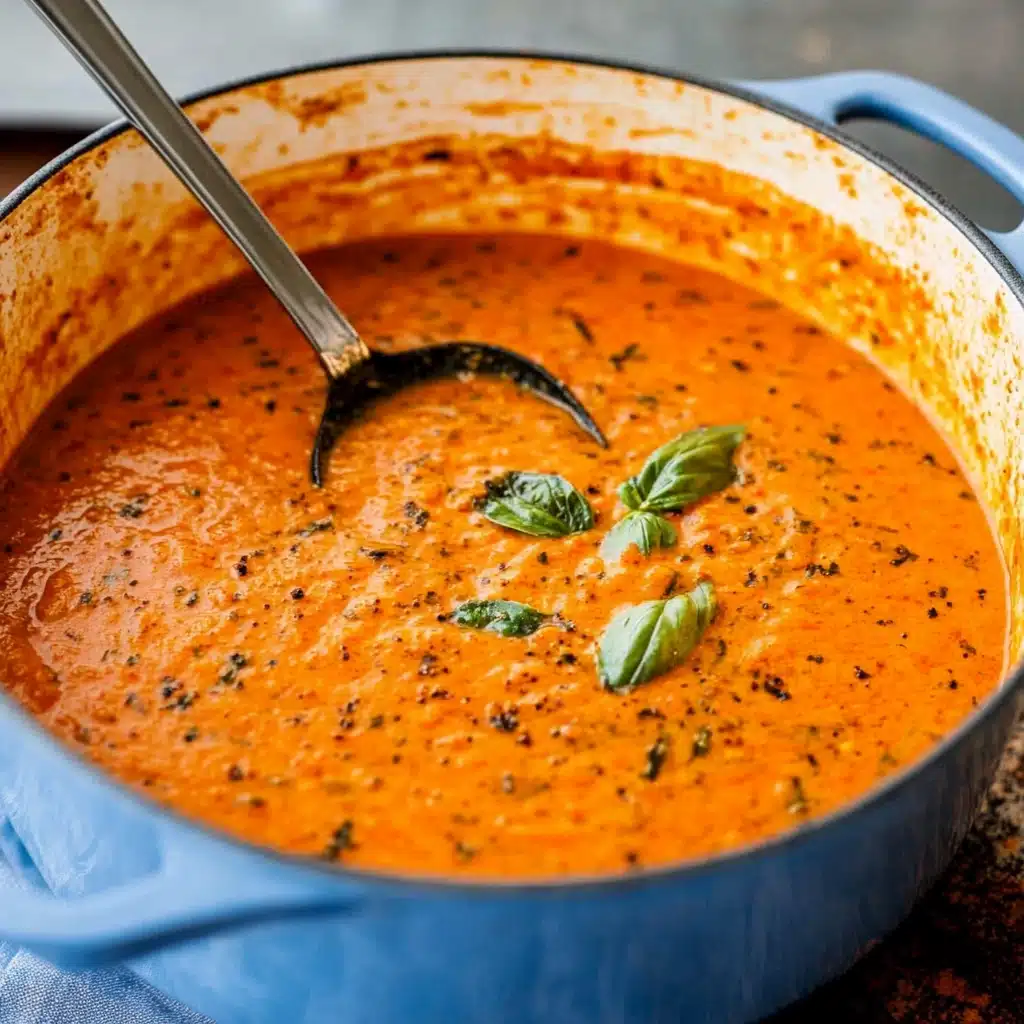 Roasted Tomato Basil Soup