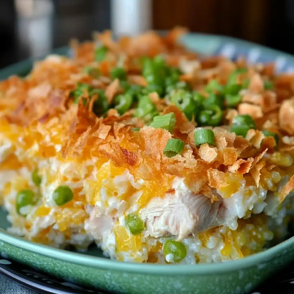 Rotisserie Chicken and Rice Casserole