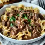 Slow Cooker Beef and Noodles