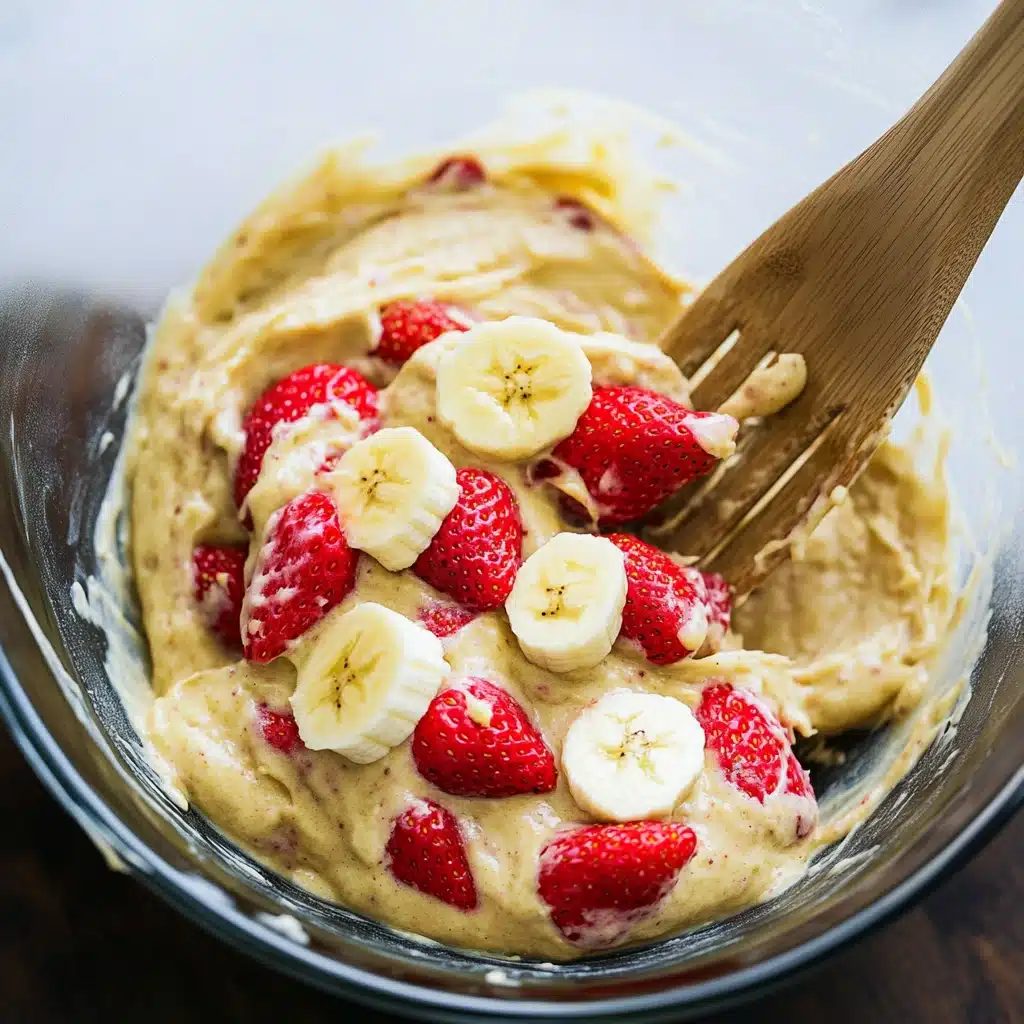 No Sugar Strawberry Banana Muffins